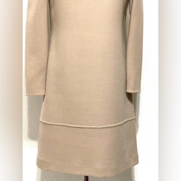 Olivine Gabbro Woman Long Sleeve Neutral Evening Dress Size 8 - Picture 3 of 16
